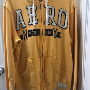 Aeropostale Authentic Brand Yellow Jacket hoodie